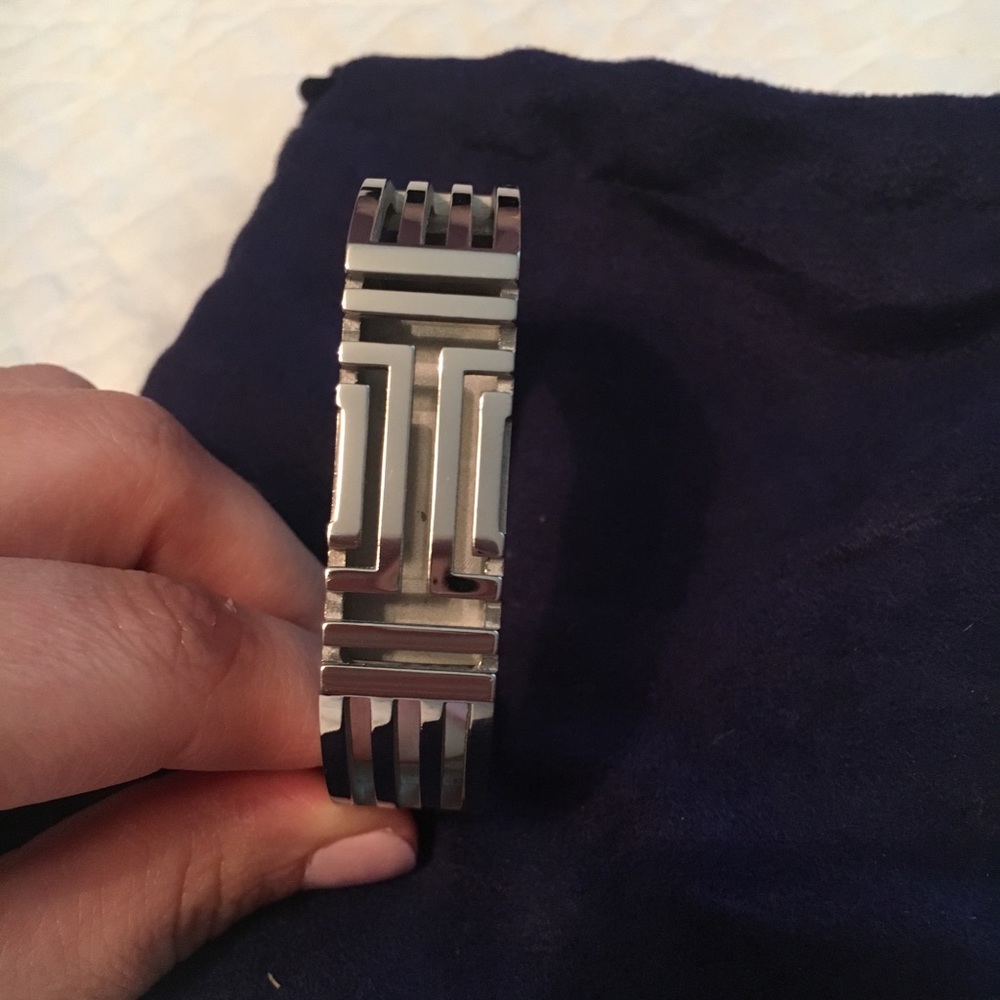 Tory Burch Silver Fitbit Flex Bracelet